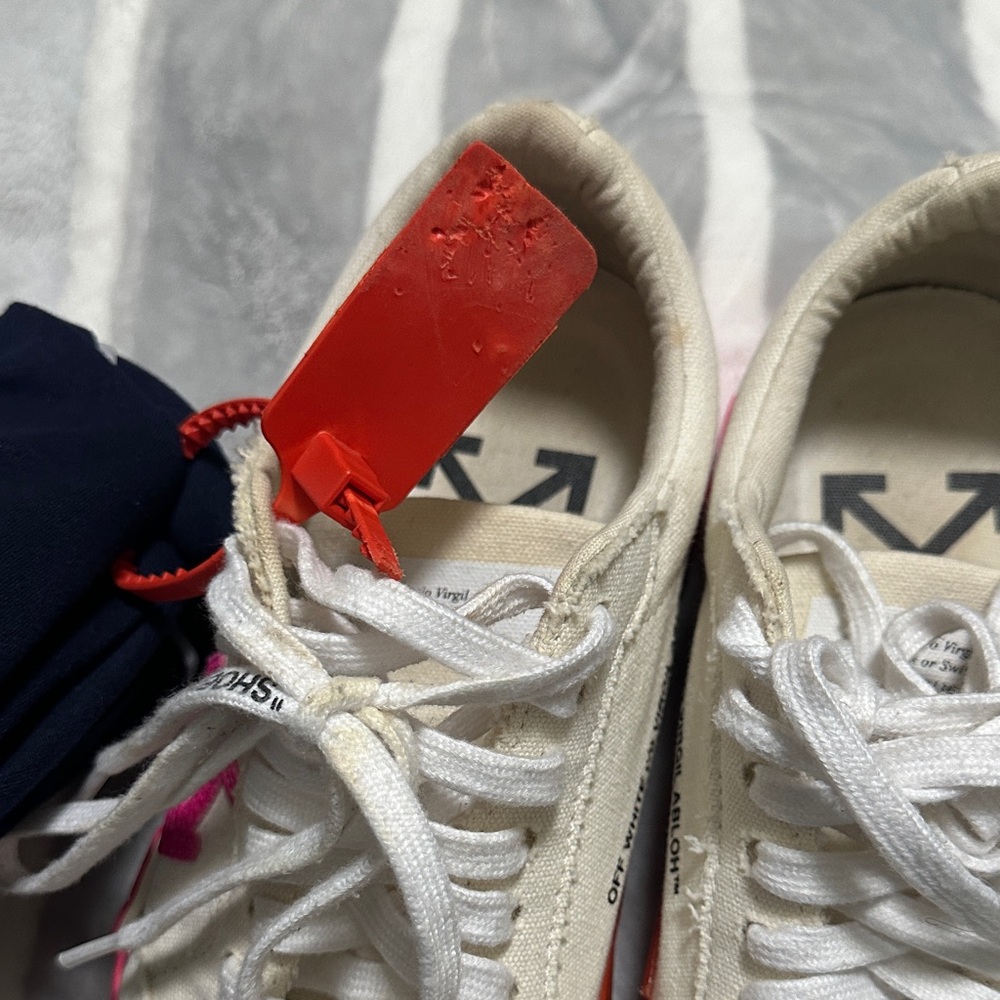 Off-White Pink Sneakers Size 39 - Picture 9 of 9